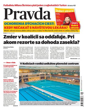 Obálka e-magazínu Pravda 26. 2. 2025