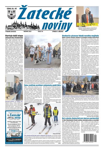 Obálka e-magazínu Žatecké noviny 10/25