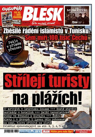 Obálka e-magazínu Blesk 27.6.2015