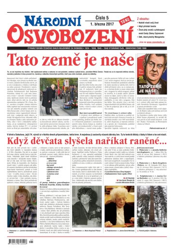 Obálka e-magazínu Národní Osvobození 5/2017