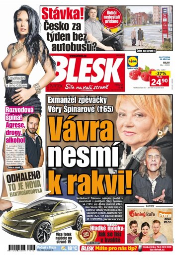 Obálka e-magazínu Blesk 30.3.2017