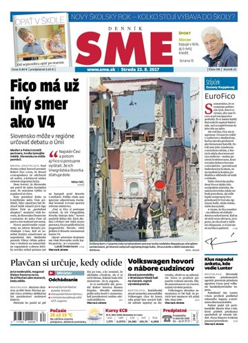 Obálka e-magazínu SME 23.8.2017