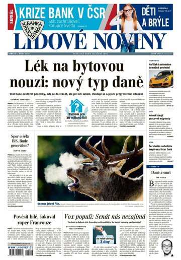 Obálka e-magazínu Lidové noviny 3.10.2018