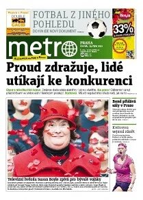 Obálka e-magazínu deník METRO 25.10.2012