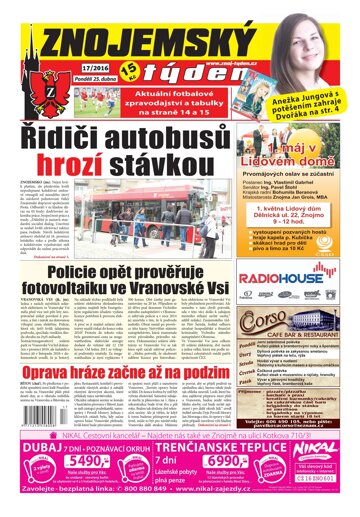 Obálka e-magazínu Znojemský týden 17/2016