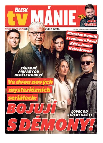 Obálka e-magazínu Blesk Tv manie 26.10.2024