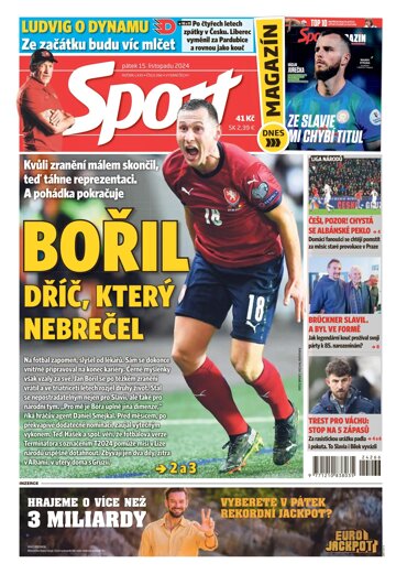 Obálka e-magazínu Sport 15.11.2024