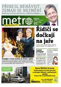 Obálka e-magazínu deník METRO 4.2.2013