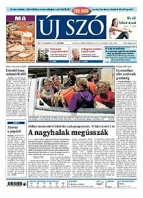 Obálka e-magazínu Új Szó 15.8.2014