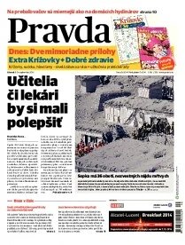 Obálka e-magazínu Pravda 30. 9. 2014