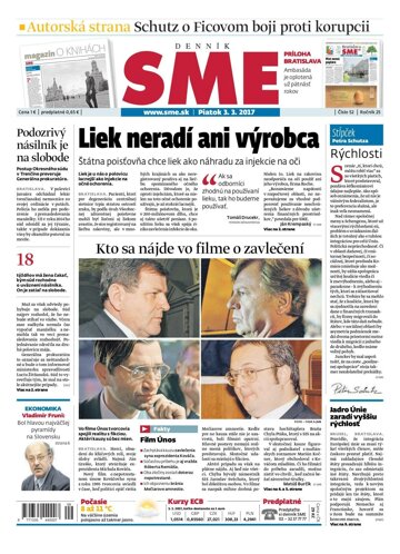 Obálka e-magazínu SME 3.3.2017