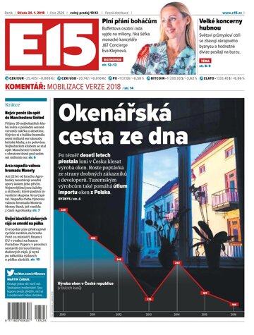 Obálka e-magazínu E15 24.1.2018