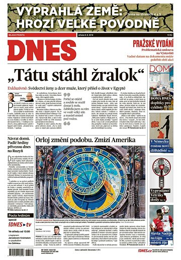 Obálka e-magazínu MF Dnes 8.8.2018