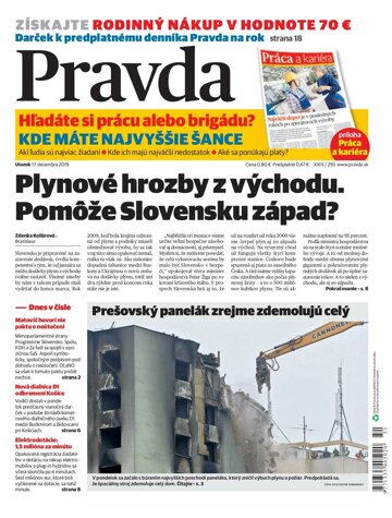 Obálka e-magazínu Pravda 17. 12. 2019