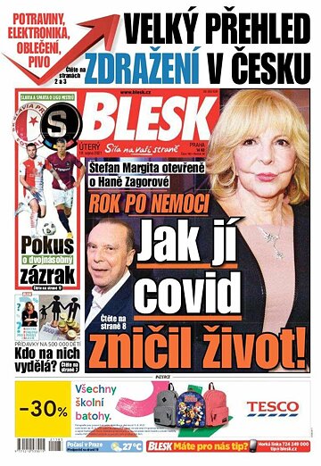 Obálka e-magazínu Blesk 10.8.2021