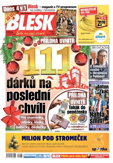 Obálka e-magazínu Blesk 23.12.2022