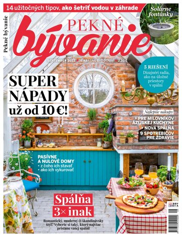 Obálka e-magazínu Pekné bývanie 9/2022