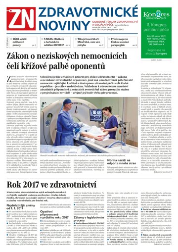 Obálka e-magazínu Ze Zdravotnictví 2/2017