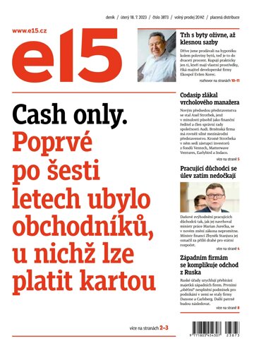 Obálka e-magazínu E15 18.7.2023