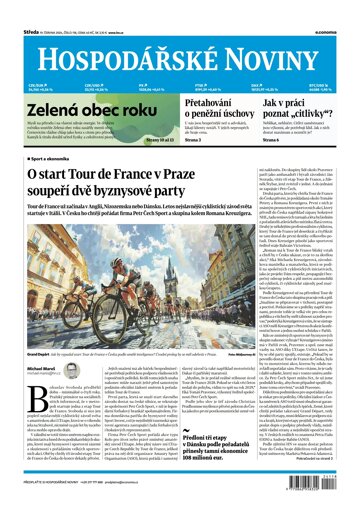 Obálka e-magazínu Hospodářské noviny 118 - 19.6.2024