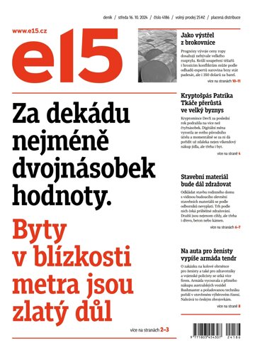 Obálka e-magazínu E15 16.10.2024