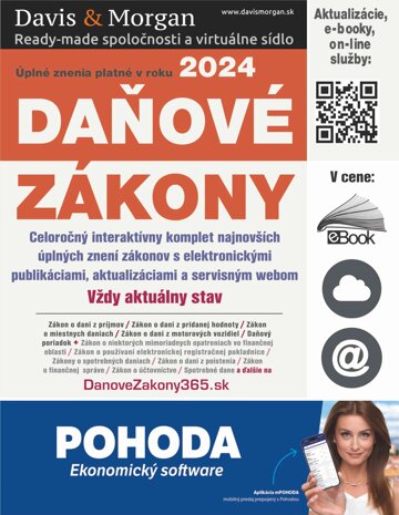 Obálka knihy Daňové zákony 2024 SR XXL ProFi