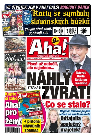 Obálka e-magazínu AHA! 16.8.2016