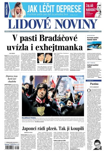 Obálka e-magazínu Lidové noviny 14.12.2016