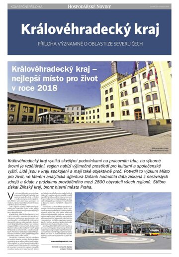 Obálka e-magazínu Hospodářské noviny - příloha 228 - 26.11.2018 Kralovohradecky kraj