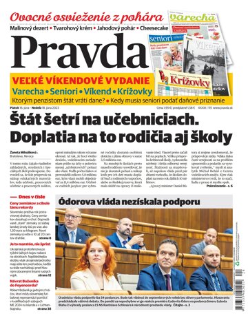 Obálka e-magazínu Pravda 16. 6. 2023