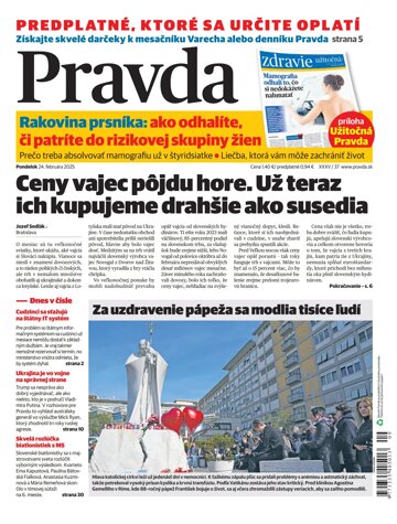 Obálka e-magazínu Pravda 24. 2. 2025