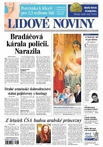 Obálka e-magazínu Lidové noviny 8.1.2014