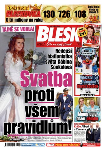 Obálka e-magazínu Blesk 14.5.2016