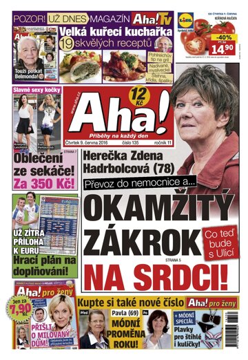 Obálka e-magazínu AHA! 9.6.2016