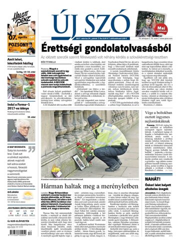 Obálka e-magazínu Új Szó 24/3/32017