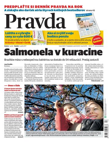 Obálka e-magazínu Pravda 1. 4. 2017