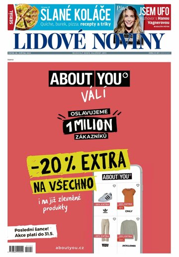 Obálka e-magazínu Lidové noviny 28.5.2021