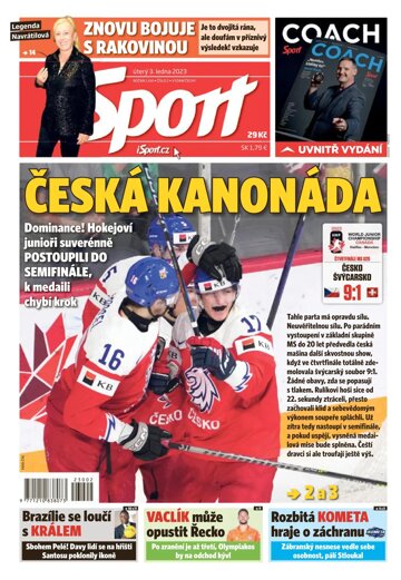 Obálka e-magazínu Sport 3.1.2022