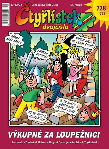 Obálka e-magazínu Čtyřlístek 11-12/2022