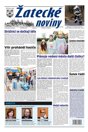 Obálka e-magazínu Žatecké noviny 2/2015