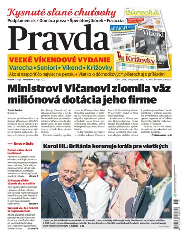 Obálka e-magazínu Pravda 5. 5. 2023