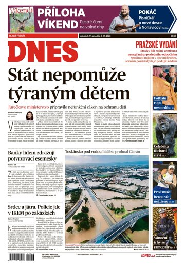 Obálka e-magazínu MF Dnes 4.11.2023