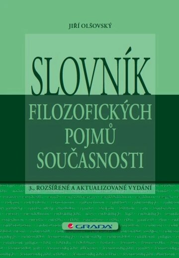 Obálka knihy Slovník filozofických pojmů současnosti