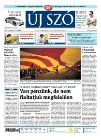 Obálka e-magazínu Új Szó 13.10.2014