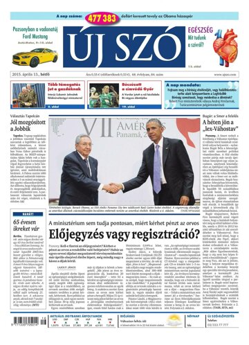 Obálka e-magazínu Új Szó 13.4.2015