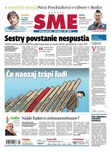 Obálka e-magazínu SM3 2/12/2015