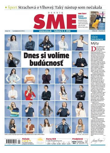 Obálka e-magazínu SME 5.3.2016