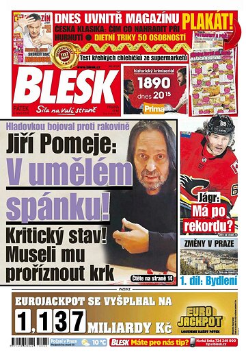 Obálka e-magazínu Blesk 5.1.2018