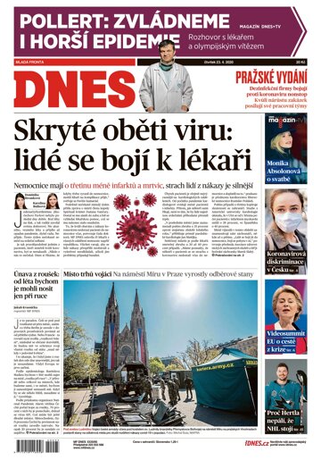 Obálka e-magazínu MF Dnes 23.4.2020