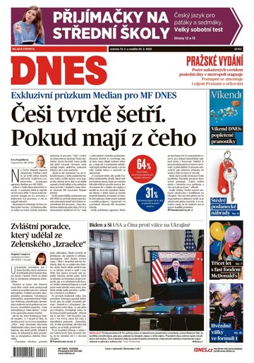 Obálka e-magazínu MF Dnes 19.3.2022